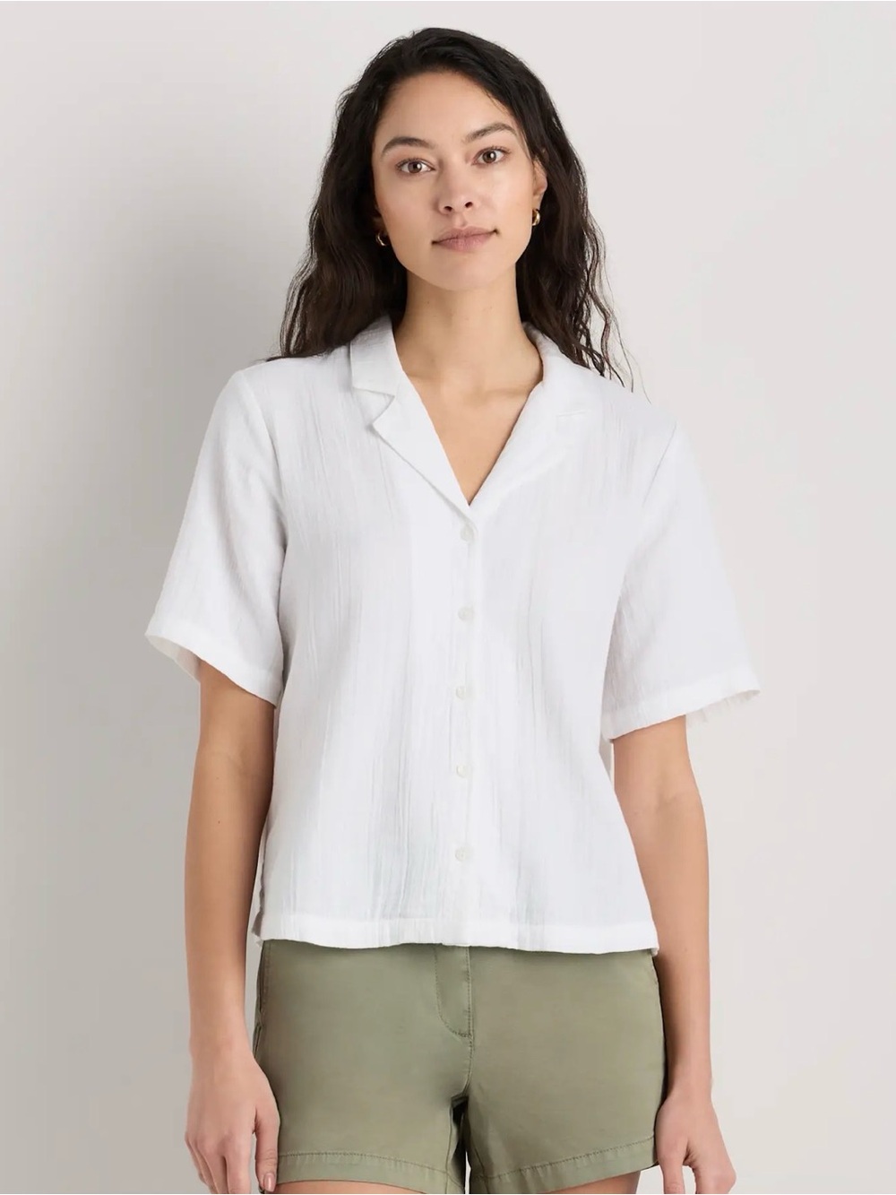 100% Organic Cotton Gauze short sleeve shirt